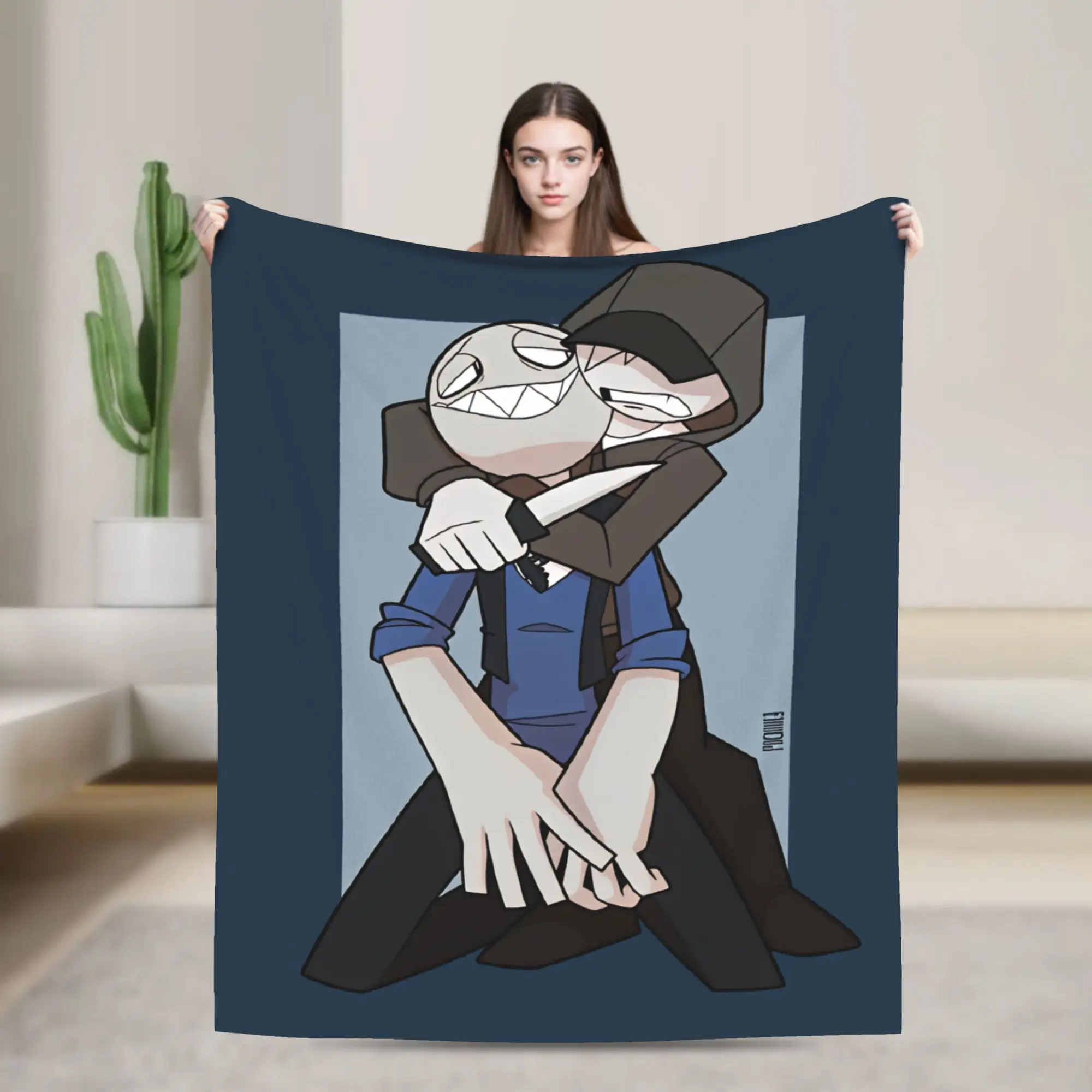 Peter Game Y-Your B-Boyfriend Blankets  Soft Warm Fluffy Plush Throw Blanket For Bedroom Picnic Flannel Bedspread Bed Cover