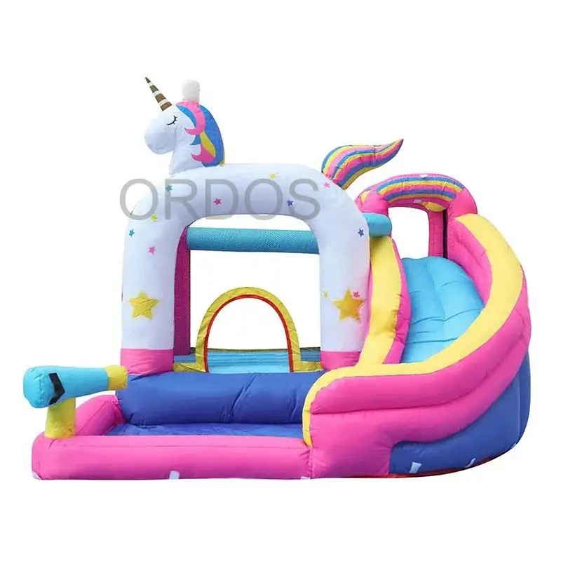 Popular Outdoor Water Park Activities Sell Commercial Inflatable Jumping Castle Water Slide with Pool Inflatable Bouncy House