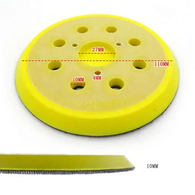 5 Polegada 125mm 8 furos lixadeira almofadas de apoio adesivo disco de backup para dw421 dw421k dw423 dw423k d26453 d26451 dw422