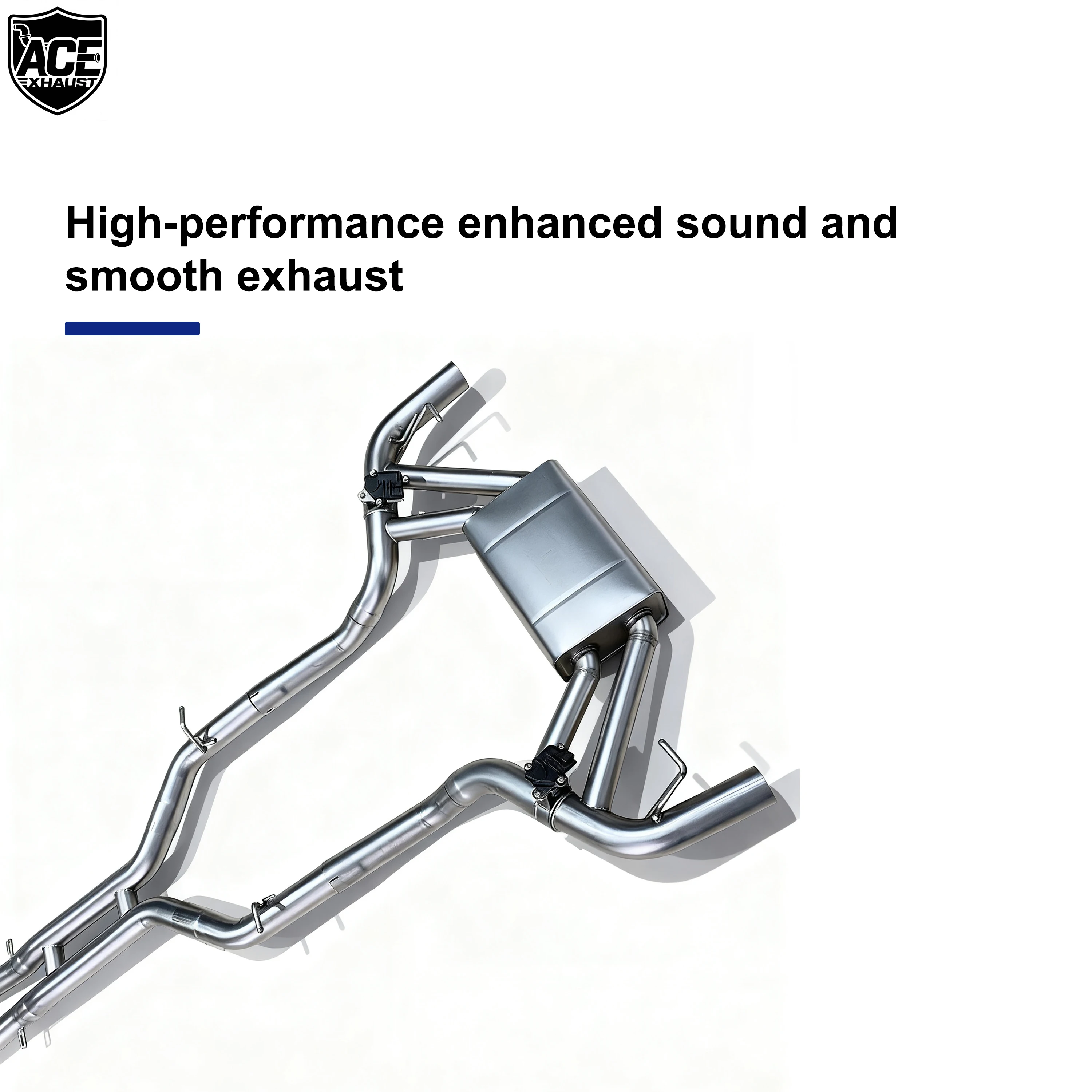 ACE High Quality Stainless Steel Valved Exhaust Catback for Mercedes Benz AMG GT63 GT63S 4.0T Valvetronic Muffler Exhaust Pipe