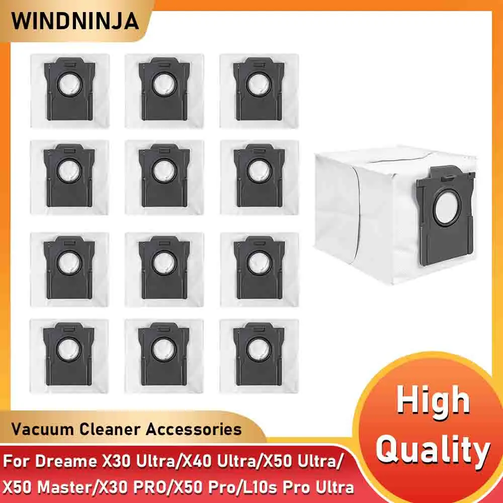 Bolsas de repuesto para robot aspirador Dreame X50 Ultra/X40 Ultra/X30 Ultra/L50 Ultra/L40 Ultra/L10s Ultra Gen2/S30 Pro Ultra