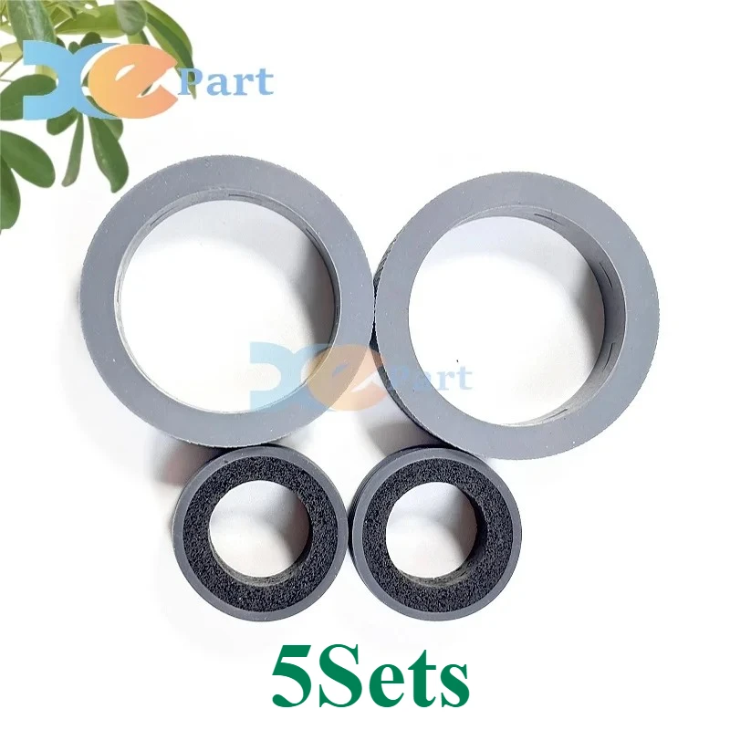 5Sets Tire Roller Rubber For Epson ES 400 500 865 FF680W DS 530 570 770 780 870 970 575 B12B819031 Руббер Impresora High Quality