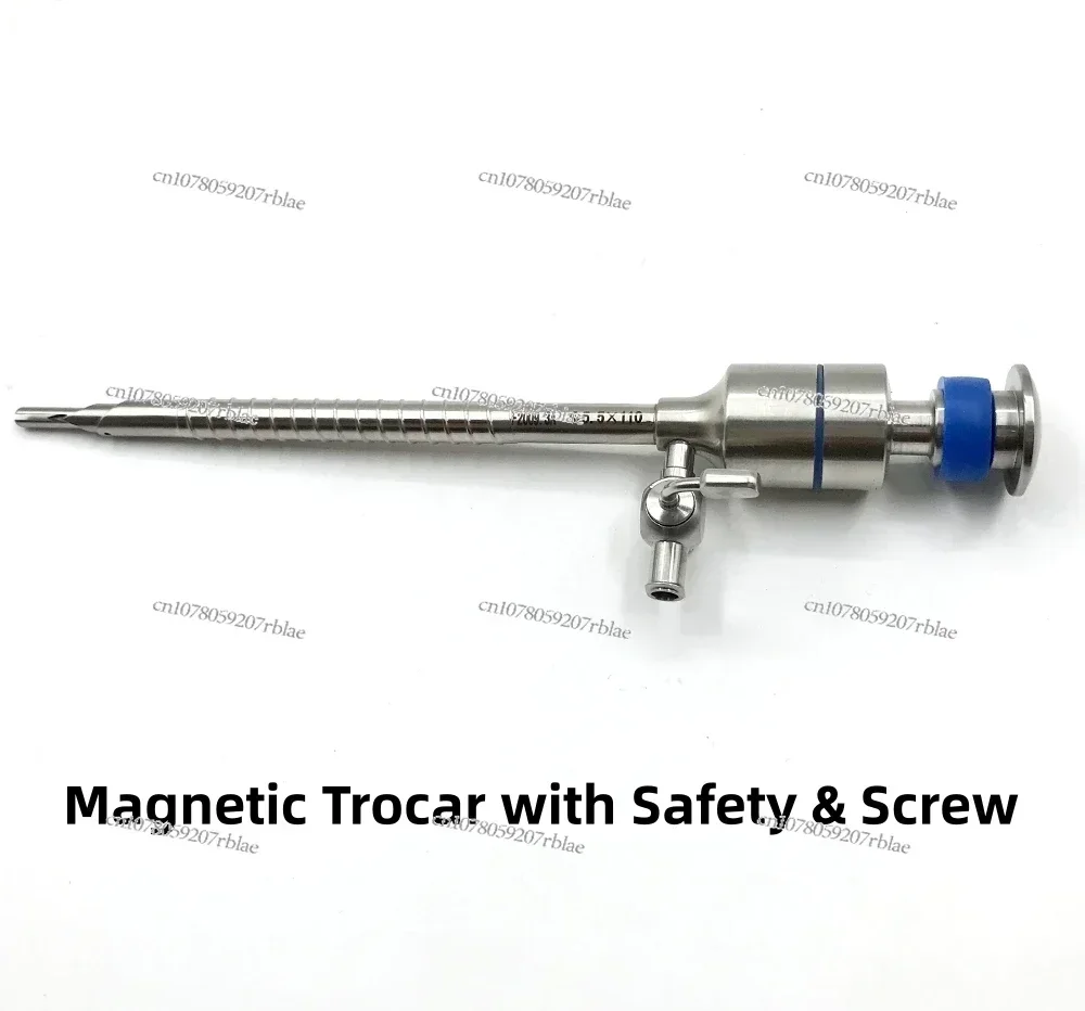 Medical Surgical 10mm 5mm Magnetic Endoscope Trocars With Safety & Screw Laparoscopic