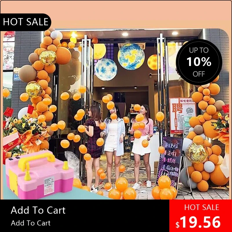 

818003 Полезный насос для воздушных шаров мощностью 1000 Вт B310 для длинных воздушных шаров/латексных шаров/украшения вечеринки с многофункциональным двигателем