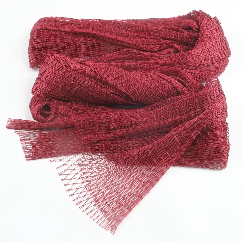 

Hole Size 1cmx1cm Strong Red Nylon Netting Fishing Farm Breeding Cage Net Vegetable Anti Bird Net