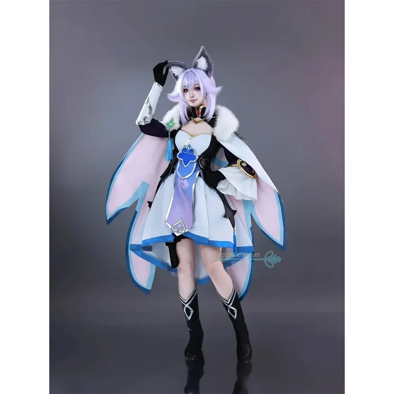 Baiheng تأثيري لعبة هونكاي ستار السكك الحديدية Baiheng تأثيري حلي أنيمي دور اللعب كرنفال حفلة كوميك كون الرسوم المتحركة الدعامة الدعاوى