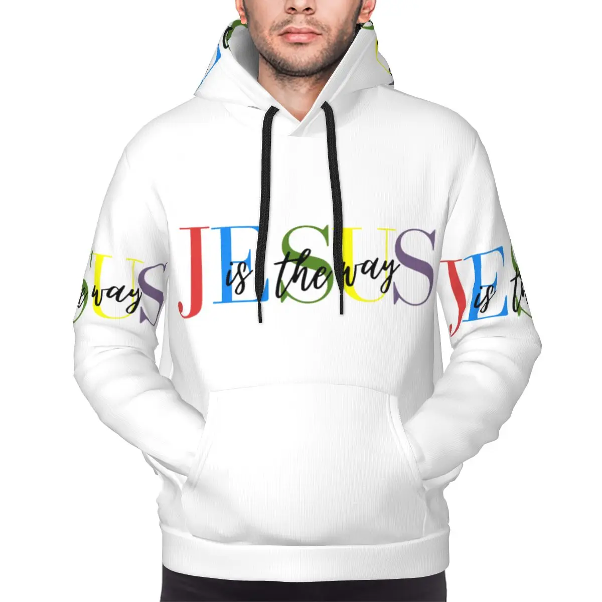 

Jesus The Way The Truth And The Life Hoodies Hip Hop Pullover Autumn Winter Men Women Sweatshirts Long Sleeve Tops