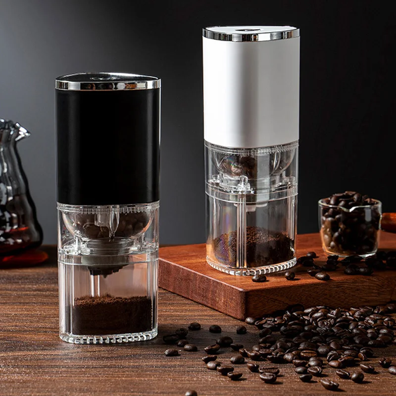 

Portable Fully Automatic Coffee Bean Grinder Type-C Charging Home Small Intelligence Stainless Steel Electric Coffee Grinder