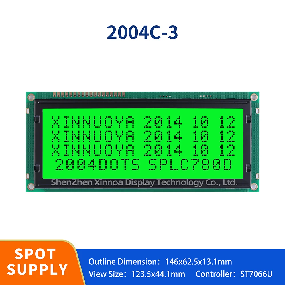 Lcd2004 Lcd Module 20*4 Character Lcd Module St7066 Green Light Black Character Global Bestselling Product