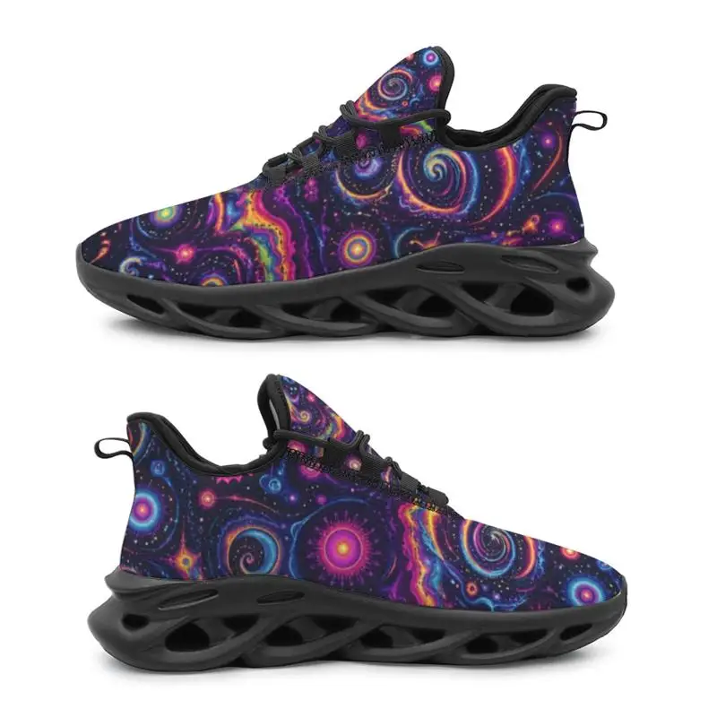 Ladies Men Running Shoes Sports Shoes，Fashionable outdoor casual shoes，Space-themed design，Comfortable and durable，Suitable for