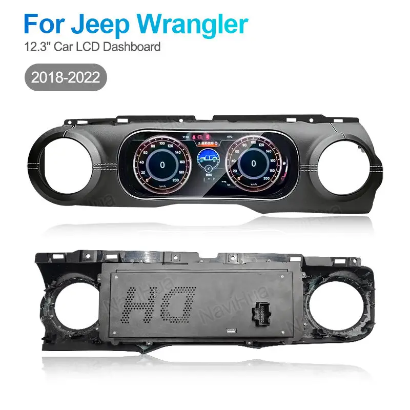 

NaviHua For Jeep Wrangler JL 2018 2022 Car Digital Cluster Instrument Auto Speedometer Virtual Cockpit LCD Dashboard New Upgrade