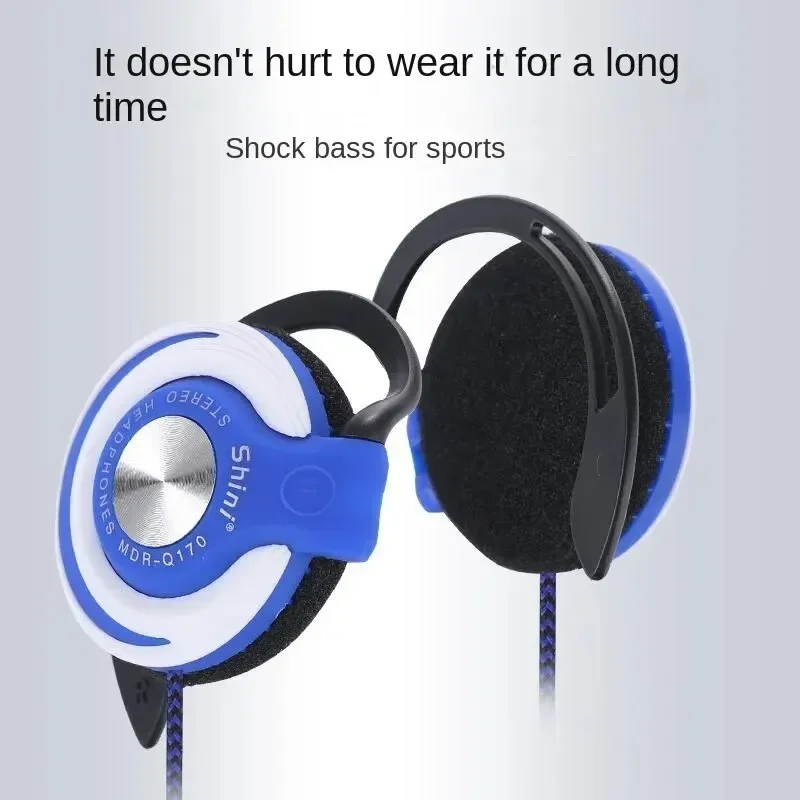 Alta calidad Universal 3,5mm auriculares con cable HIFI auriculares de graves pesados sobre la oreja ajustable auriculares de bajo ruido auriculares de música nuevo