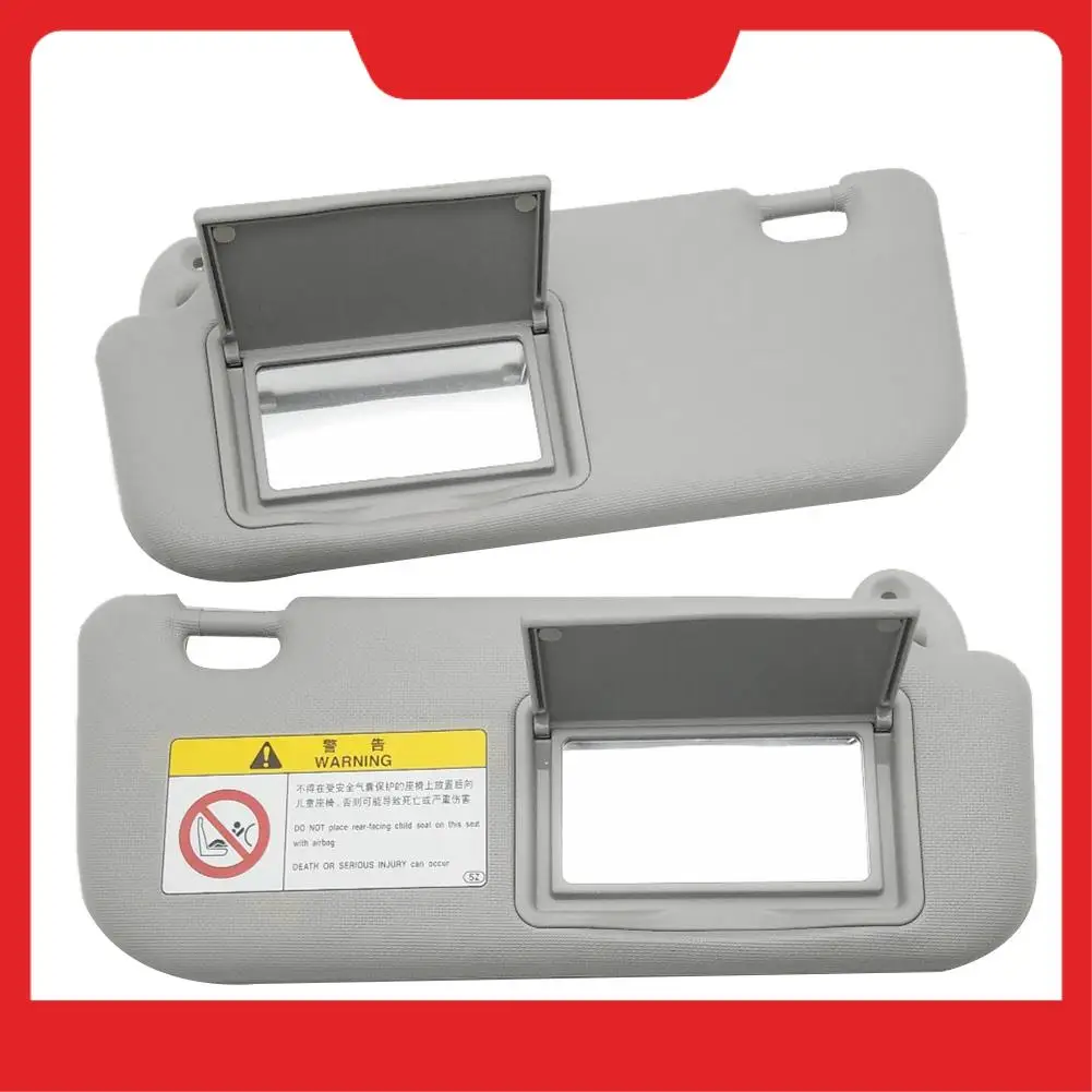 

Car Sun Visor For Toyota Corolla 2014 2015 2016 2017 74320-02B21 74310-02K91 With Mirror Auto Accessories Gray