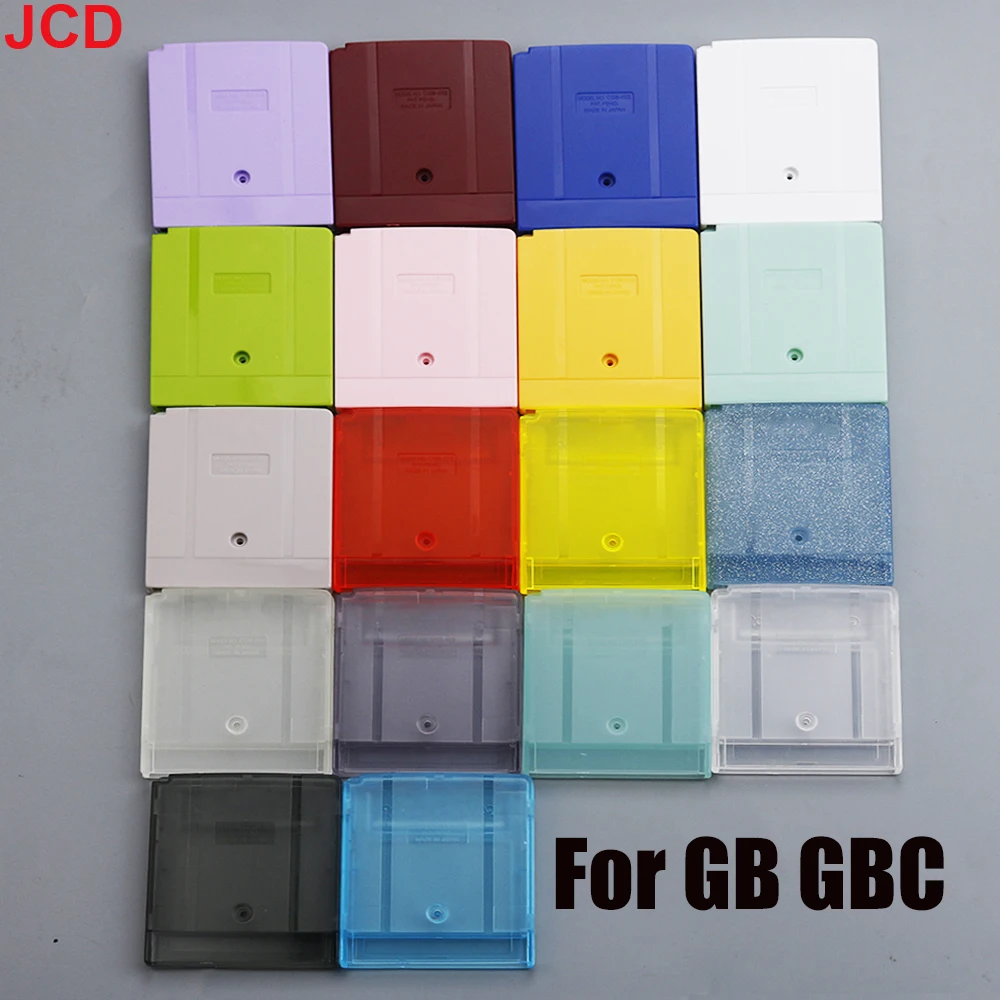 

1pcs For GBC Game Card Case High quality Plastic Game Card Housing Box Case For Gameboy GB Card Cartridge Housing Shell Replacem