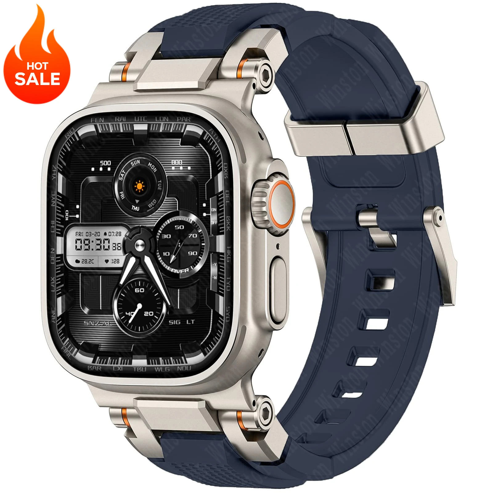 2026 Heren Sport TPU-band voor Apple Watch Band Ultra 3/2 49 mm 46 mm 45 mm 44 mm 42 mm Siliconen armband Iwatch-serie 11 10 9 8 7 6