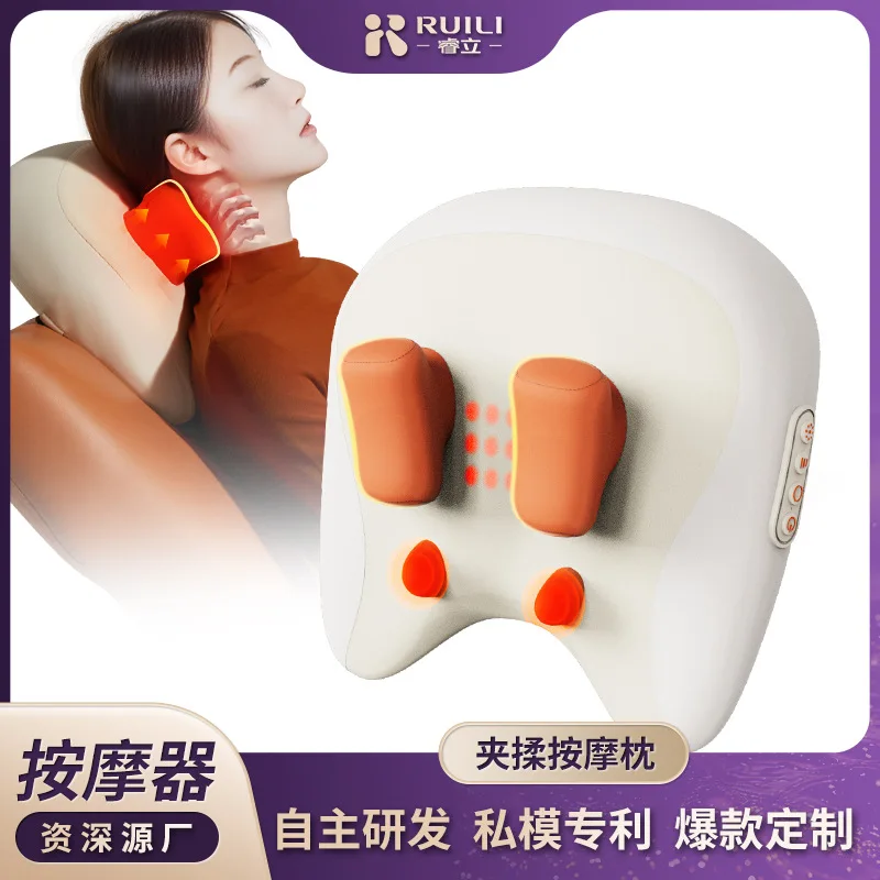 

Suitable for Massage pillow Cervical spine massager Car charging massage pillow Hot compress Dual purpose waist trapezius should