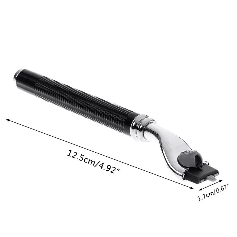 คู่มือความปลอดภัยหมุนสำหรับมีดโกนสามชั้นไม่มีใบมีดผู้ชาย Beard Trimming สำหรับ Fac Dropshipping