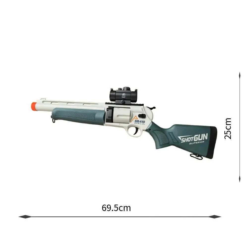 Pistola giocattolo Revolver Soft Bullet per un intrattenimento sicuro Revolver con design Soft Bullet - Sicura per un divertimento infinito