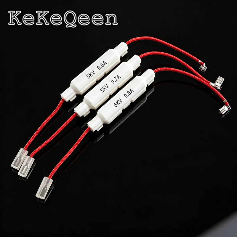 6*40mm 5KV Fuse Holder 0.85A 0.9A 0.8A 0.75A 0.7A 0.65A 0.6A 0.5A 1A High Voltage Fuse for Microwave Ovens Universal Parts