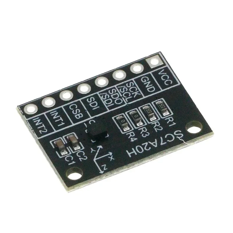 SC7A20H High Precision 3-Axis Gravity Acceleration Tilt Angle Sensor Module IIC/SPI Transmission - view 2