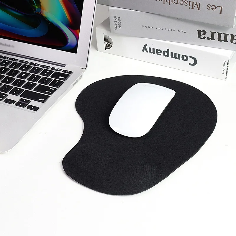Silicone Solid Color Wrist Guard Mouse Pad Non-slip Hand Guard Mouse Pad Memory Cotton Office Hand Rest Wrist Guard Pad