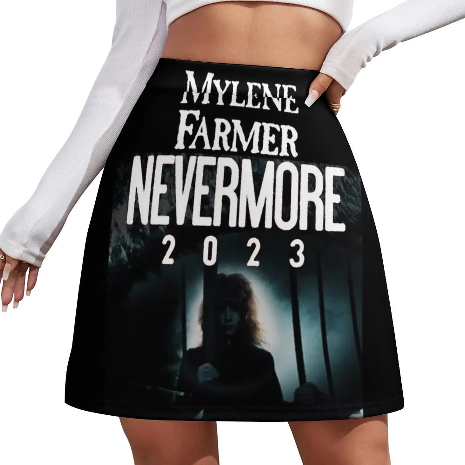 

MYLENE FARMER NEVERMORE 2023 Mini Skirt luxury designer clothing women women's skirts trend 2025 kpop new in clothes Mini Skirt