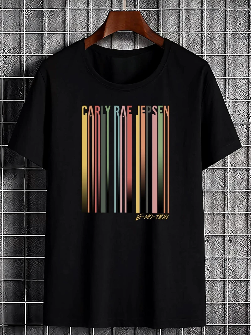 Carly Rae Jepson Retro Emotional Album T-Shirt, Printed T-Shirt, Unisex Casual , Soft and Breathable, Suitable for All Seasons