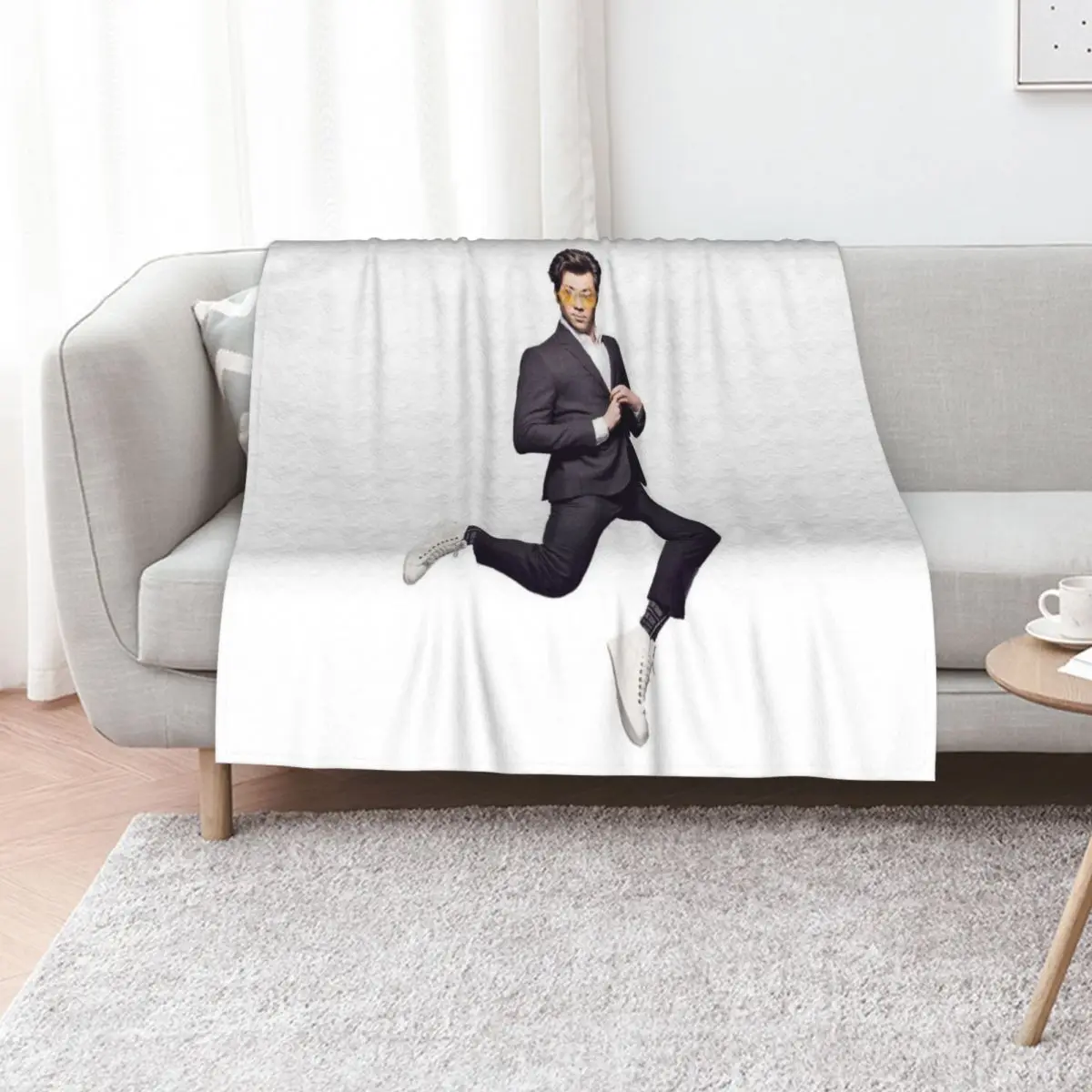 Andrew_s A Star Throw Blanket Flannel Decoratives blankets and throws for babies Sofa Loose Blankets