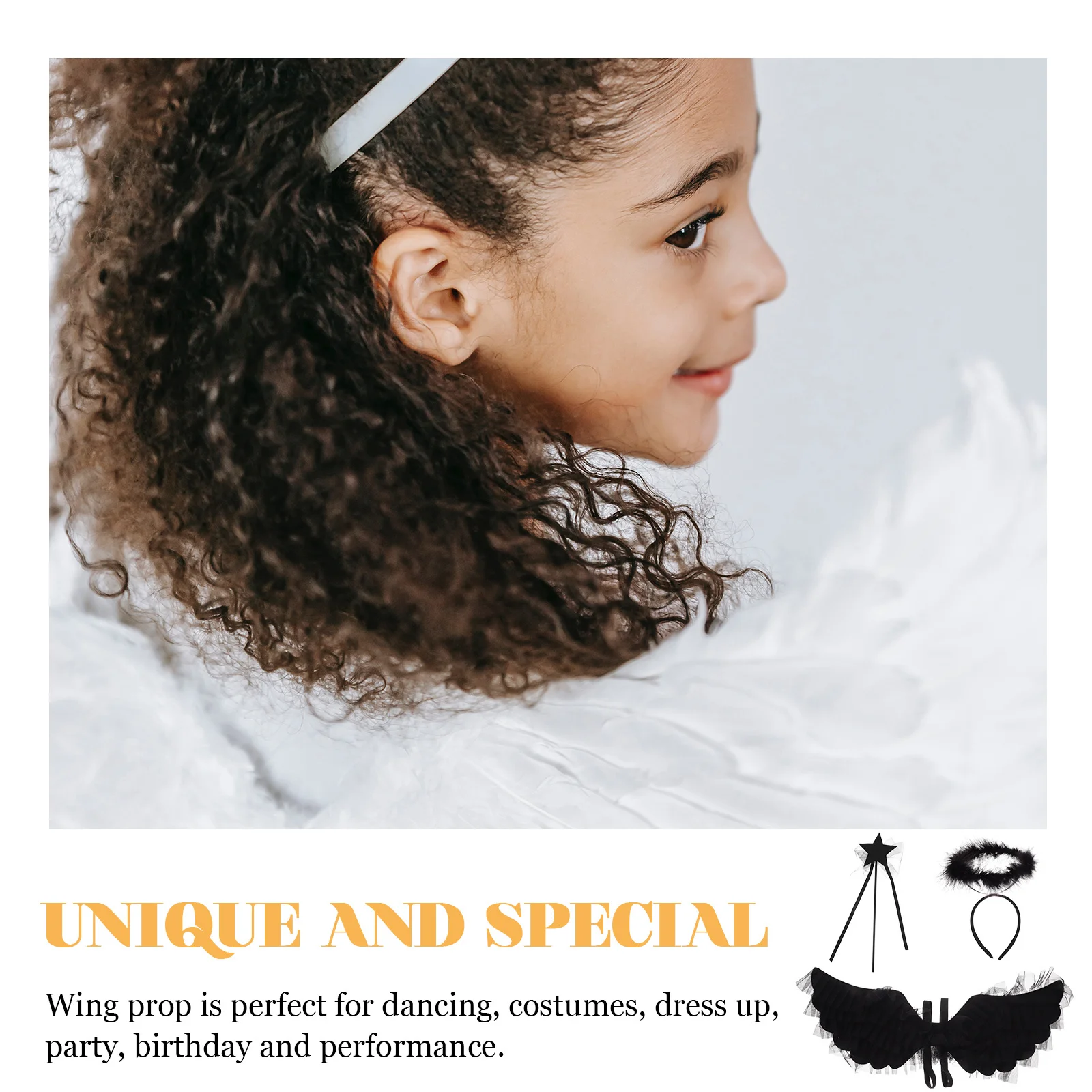 1 セットの翼キット実用的で耐久性のある仮装パーティーコスプレ誕生日パフォーマンス小道具子供女性用