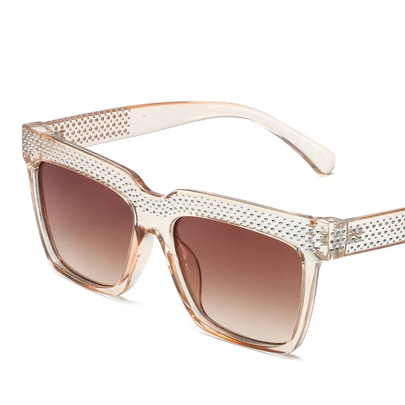 Classic Black Luxury Brand Women's sunglasses Ladies Trendy Designer Square Sun Glasses Retro Decorative Shades Eyewear UV400 image 6