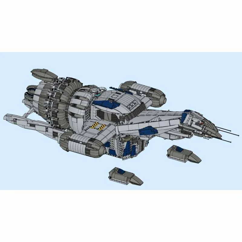 

Светлячок Serenity Космическая война Космический корабль MOC Строительная кирпичная игрушка 3811 шт. Праздничный рождественский подарок DIY Детский подарок MOC-12777