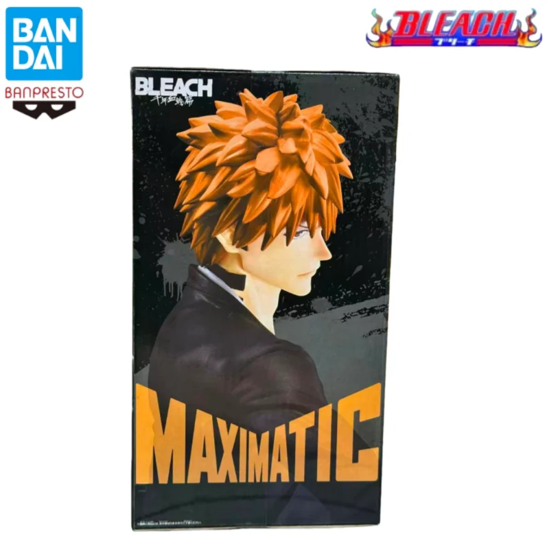 En Stock, Figura de Acción Original de Bandai Banpresto, Bleach Maximatic, Kurosaki Ichigo, Modelo de Muñeco Nuevo en Caja, Personajes de Anime