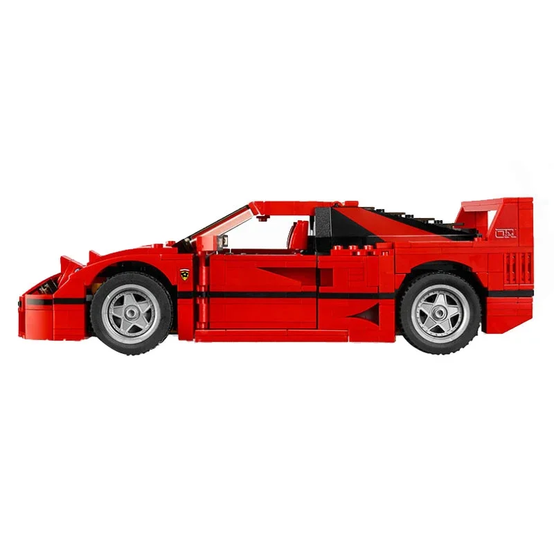 Technic MOC Sports Cars 10567 High-tech Ferrarie F40 Supercar Creator Model Building Blocks Kits Bricks Toys Christmas gift