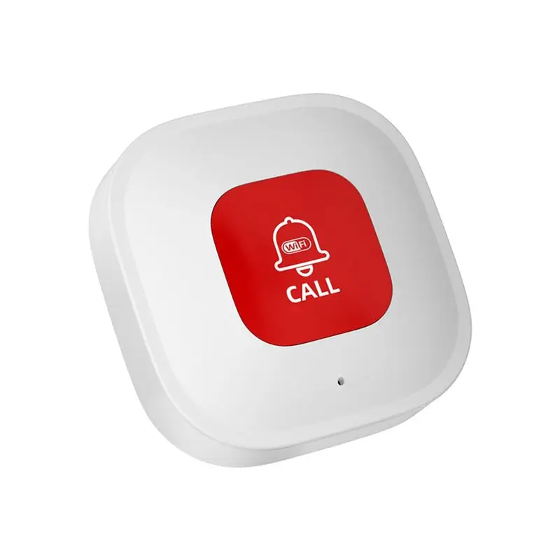 

CLCU Tuya Wifi SOS Call Button Wireless Caregiver Pager Phone Alert Transmitter Emergency Call Button For Kid Elderly Patient
