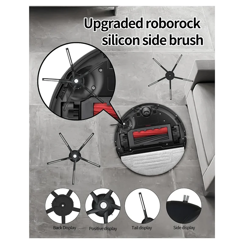 

ATP3-для Roborock Q8 Max Q8 Max+ Q5 Pro Q5 Pro+ Запчасти для робота-пылесоса Аксессуары Основная щетка Hepa-фильтр Швабра Мешок для пыли