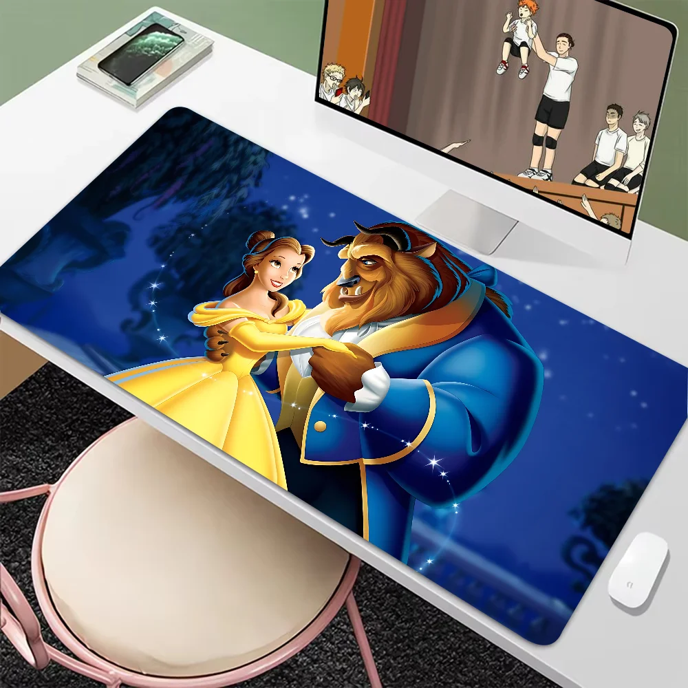 B-Belle Princess B-Beauty And The Beast Mousepad New Arrivals Gaming Mousepad L XL XXL Gamer Mouse Pad Size For Keyboards Mat