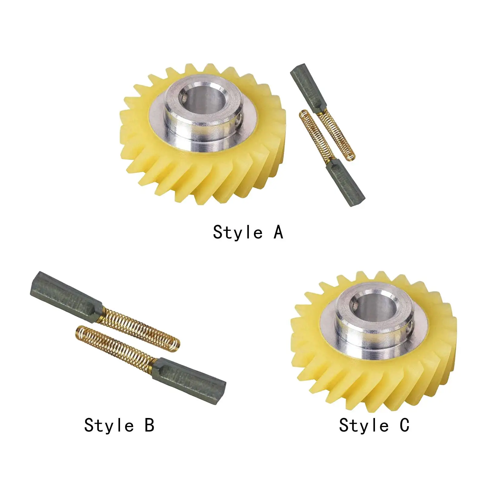 Worm Gear Premium Easy to Install Replacement Parts Vertical Mixer Blender Wheel Sturdy Professional Carbon Brushes Accessories