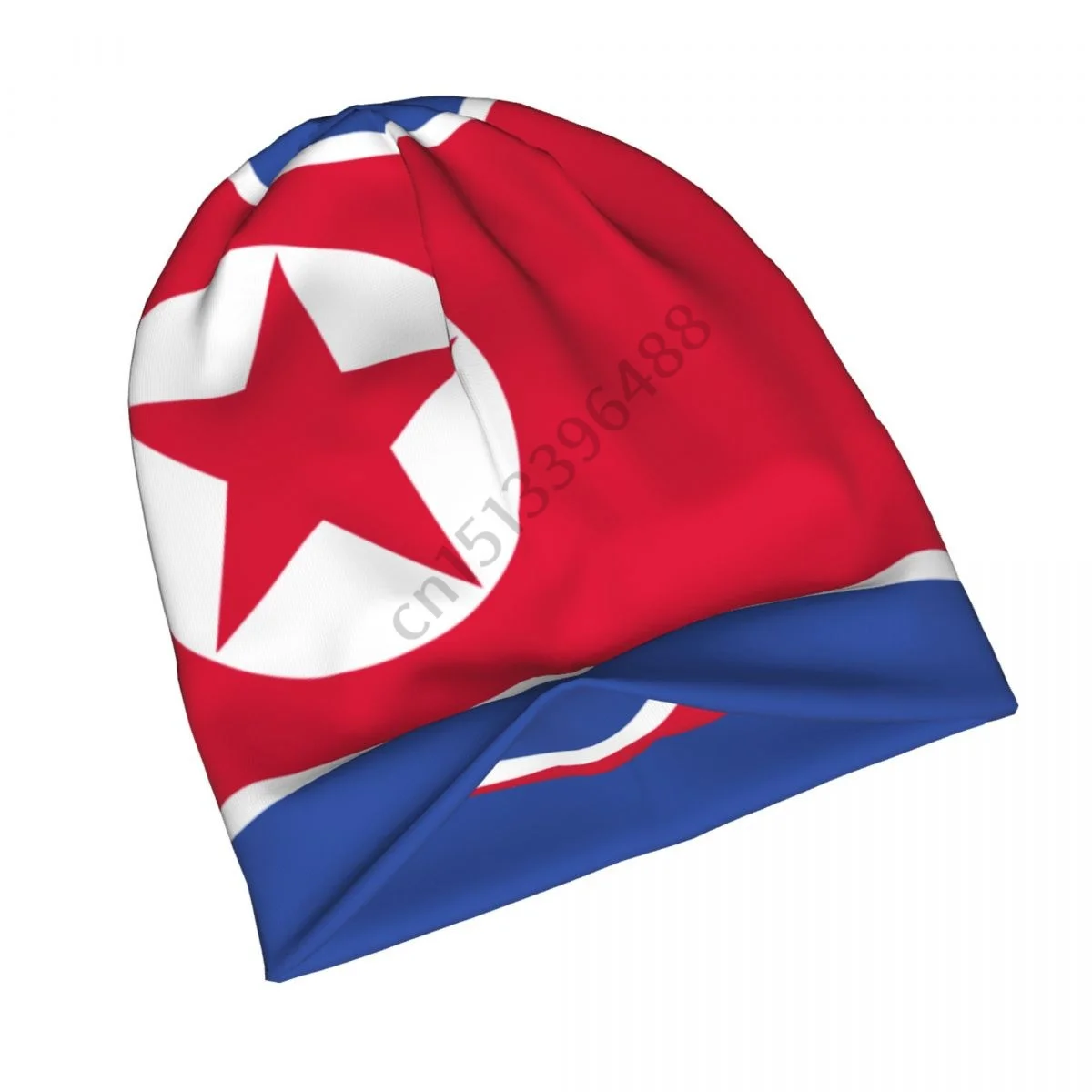 North Korea Flag Beanie Bonnet Knit Hats Men Women Cool Unisex Adult Winter Warm Skullies Beanies Cap