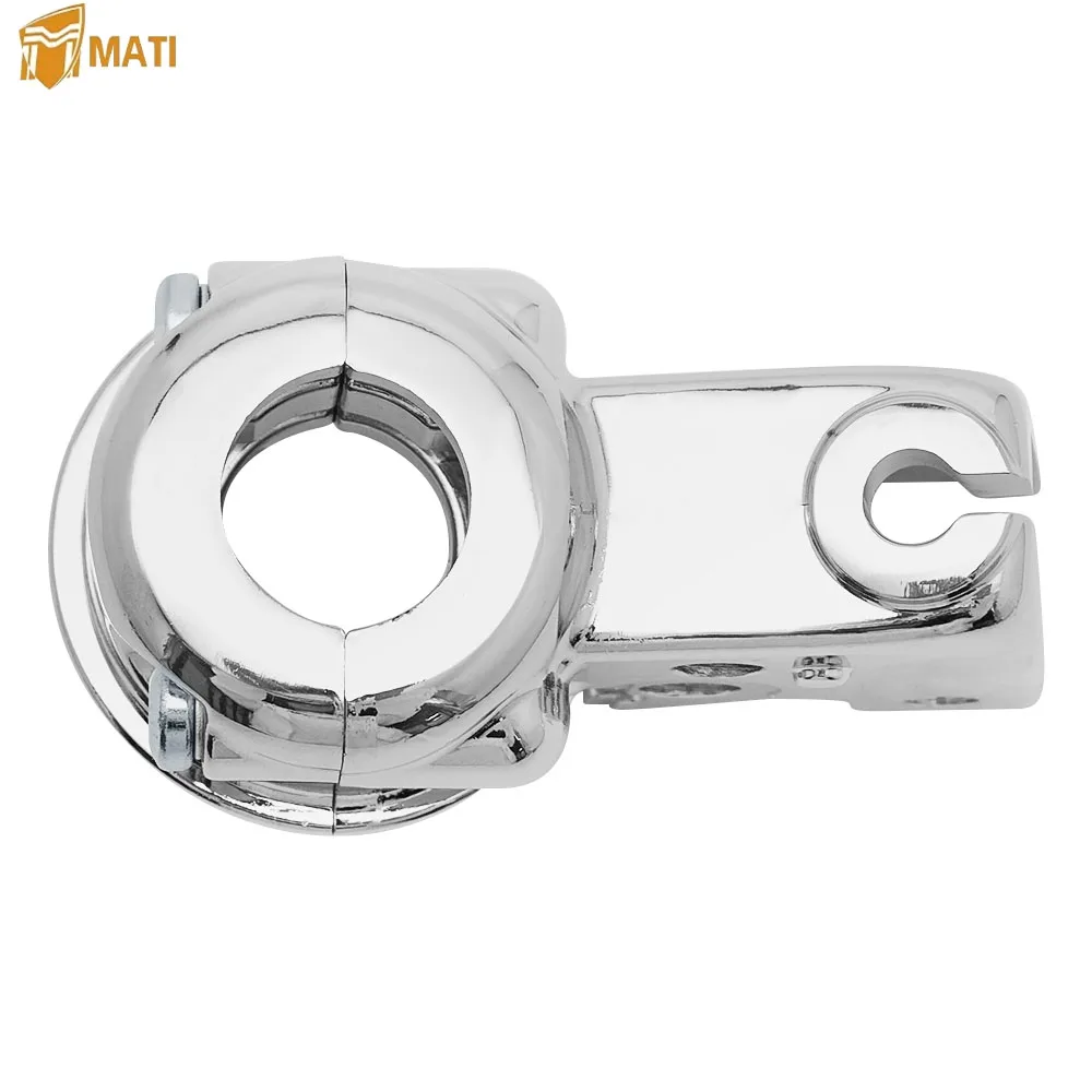 M MATI Clutch Lever Perch Mount Bracket Chrome for Harley Davidson Sportster 883 1200 Softail Dyna