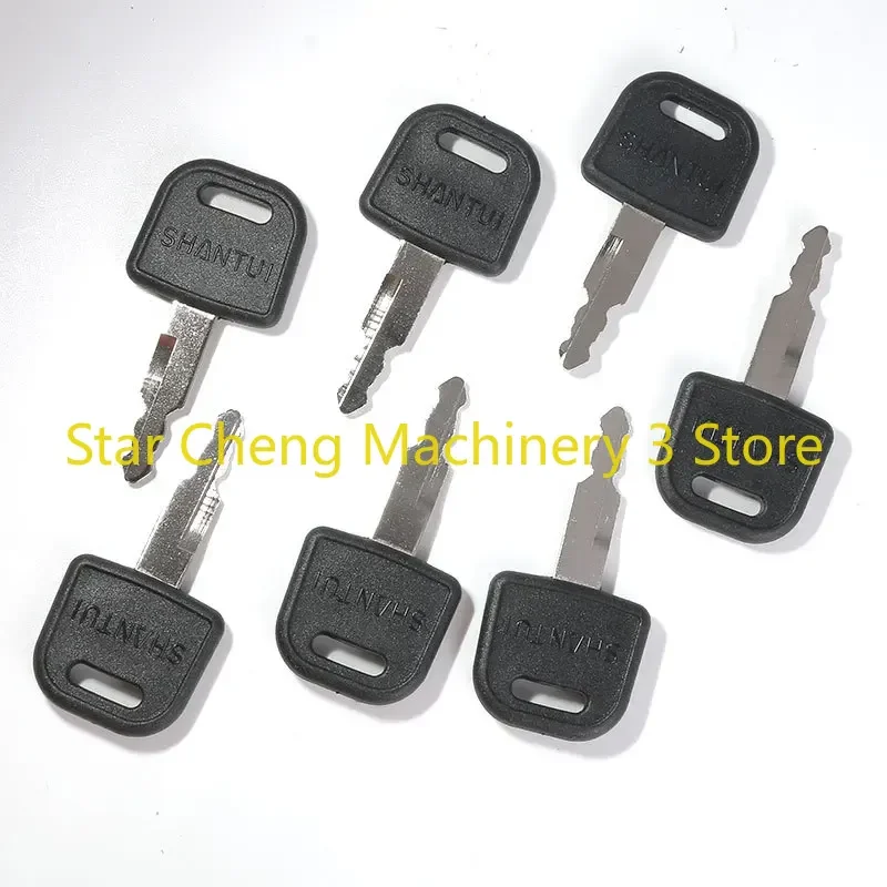 

New 3PCS For SHANTUI Excavator Parts 60 75 135 215 245-9 High Quality Excavator Ignition Key Excavator Supplies