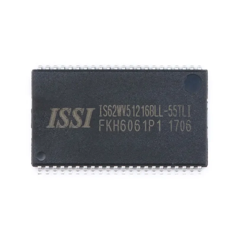 Original Genuine SMT IS62WV51216BLL-55TLI TSSOP-44 RAM Storage Chip New Original  Electronic Kit