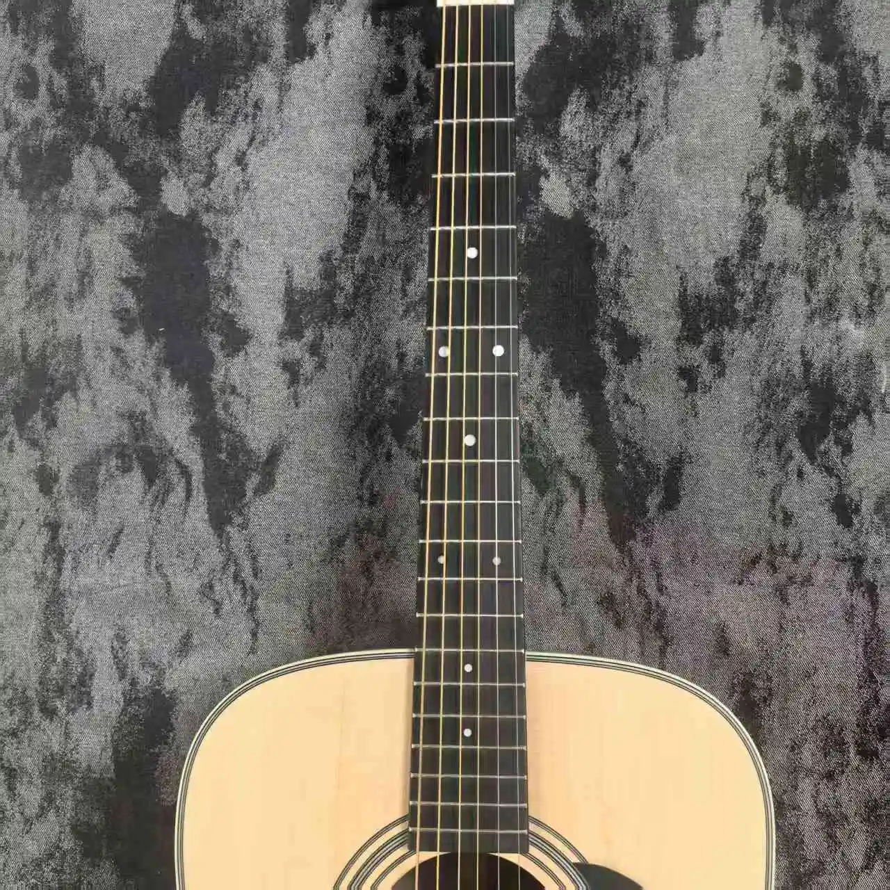 شحن مجاني لون الخشب D28 الغيتار الصوتية خشب الورد الأصابع 6 سلاسل العظام الجوز 20 الحنق المستودع المحلي هدايا عيد الميلاد #5