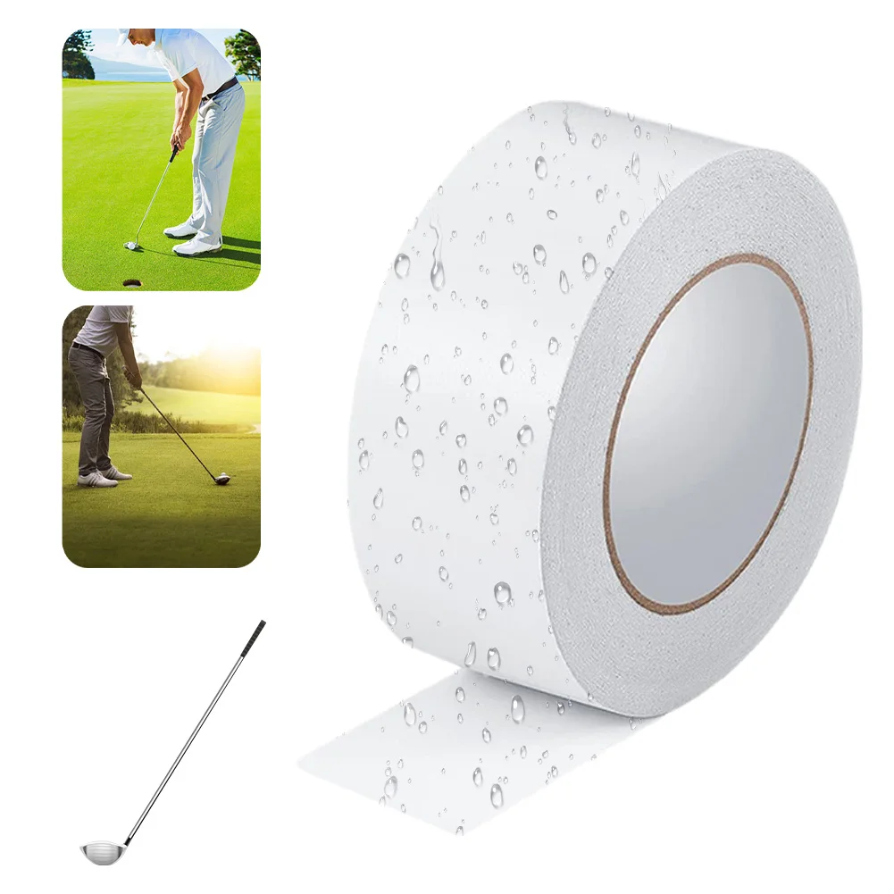 50M Professional Golf Grip Tape Double Sided Adhesive Strip Club Repair Wrap Grip Installation Resists Wrinkling for Golf Clubs