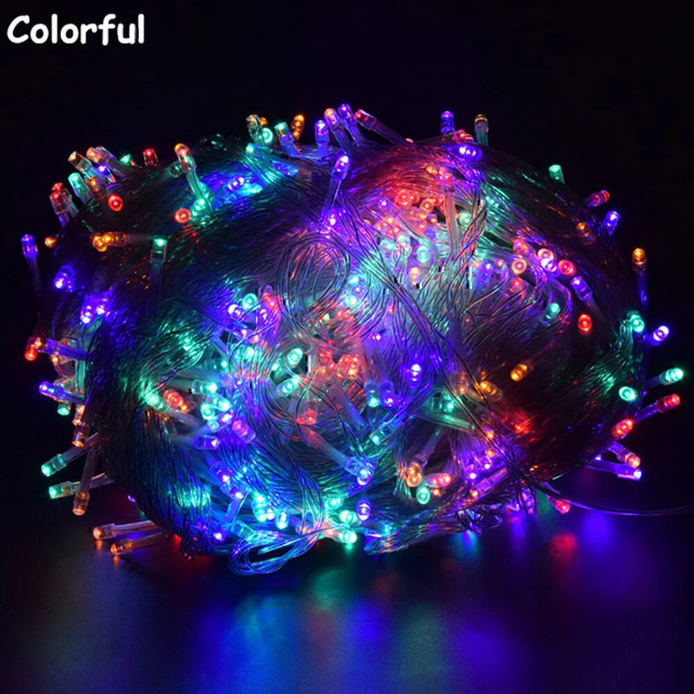 10M 100 LED Fairy String Lights Waterproof Outdoor Home Christmas Party Wedding Holiday Decoration Garland light