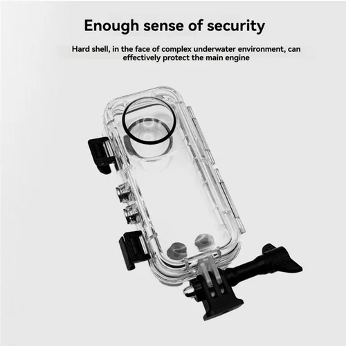Imagen 1 del producto Nueva funda Invisible para Insta360 X4, funda carcasa impermeable para cámara Insta 360 X4, accesorios de buceo subacuáticos de 60M