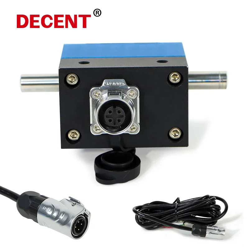 

3Nm 5Nm high accuracy contact dynamic torque meter tester astandard speed slip ring rotary Rotating Torque Sensors Transducer