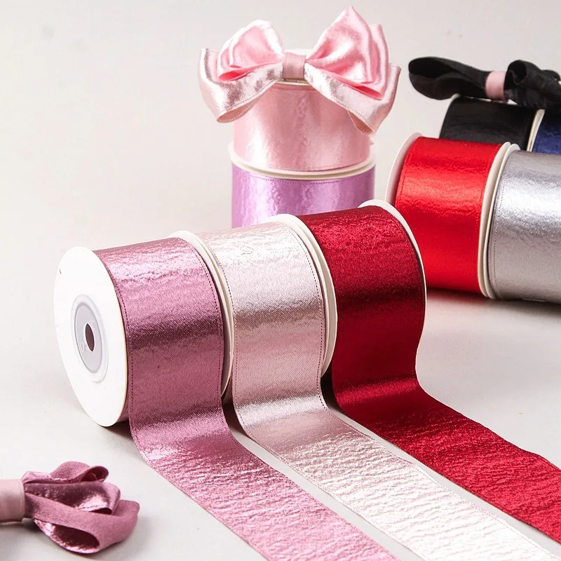 10 Yards Edge Ribbon Wedding Decor Materials Hair Bows Gift Packing New Year