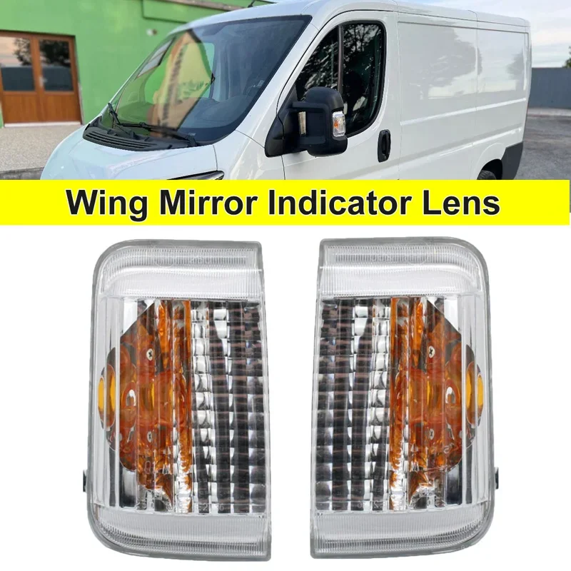 Car Wing Mirror Indicator Lens Accessories 71748254 For Peugeot Boxer Citroen Jumper Fiat Ducato 2006-2022 Turn Signal Housing