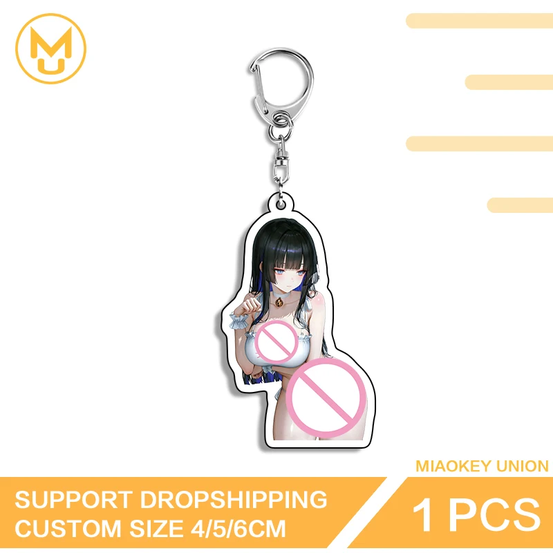 Futa Cat Ears Girl Treasure Keychain Exquisite High Quality Keyring Premium Hot Selling Creative Personality Amusing Accessories