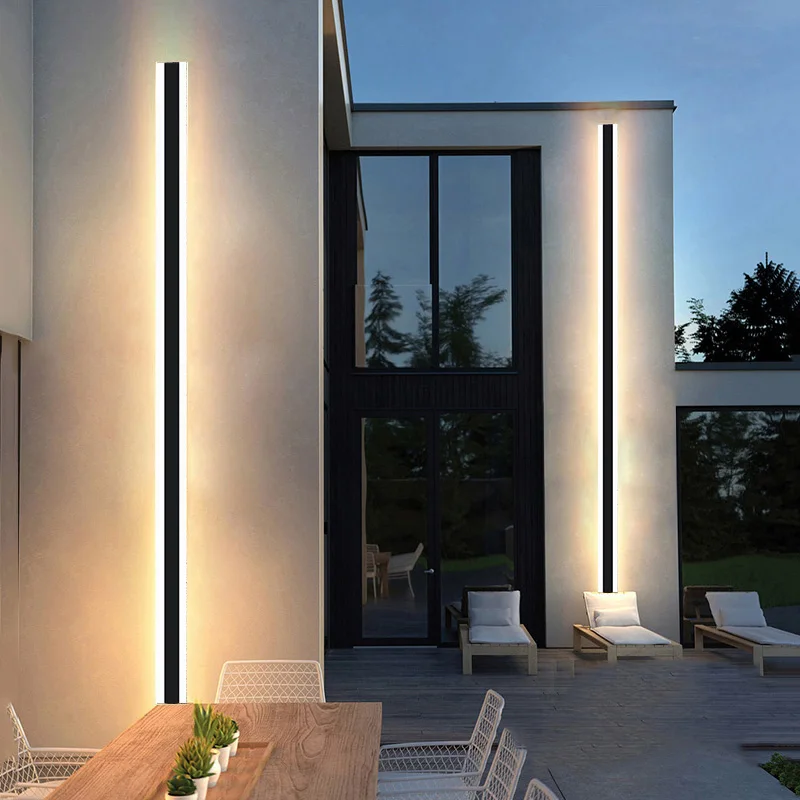 

Modern Long Strip LED Wall Light Aluminum Wall Lamp Garden Porch Sconce Light 110V 220V Sconce Luminaire